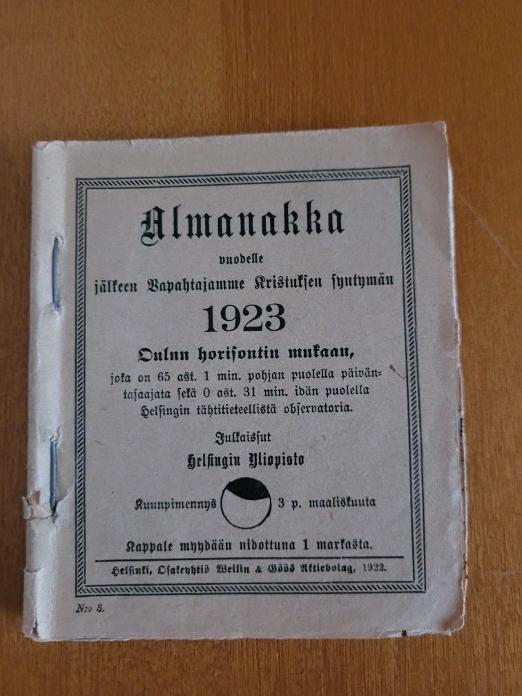 Vuoden 1923 almanakka