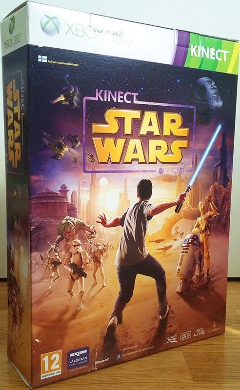 Kinect Star Wars -pelin pahvimainos