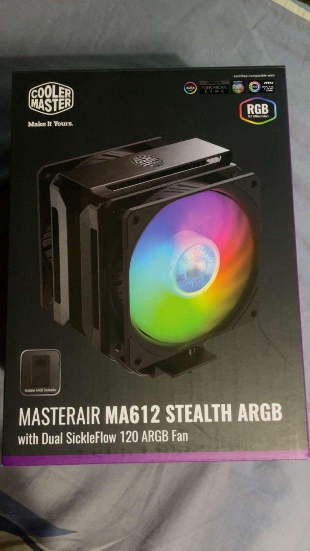 Cooler MasterAir MA612 Stealth ARGB