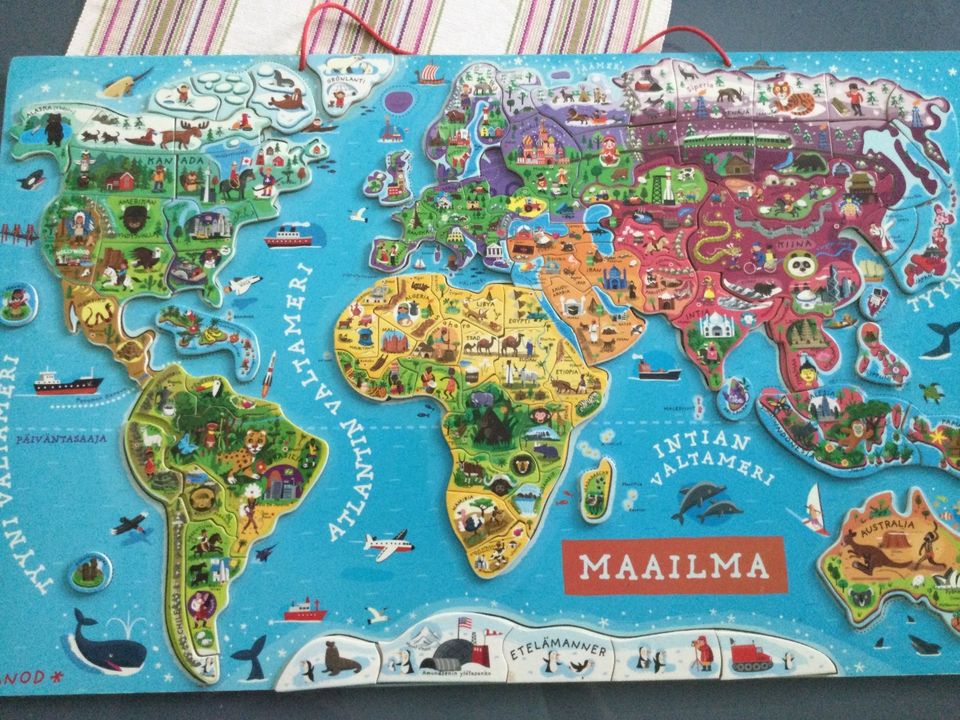 Mangneetti maailmankartta