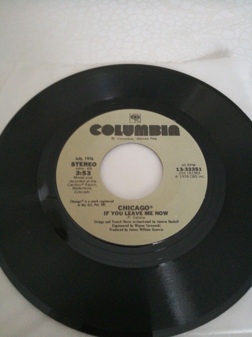 Chicago 7" If you leave me now