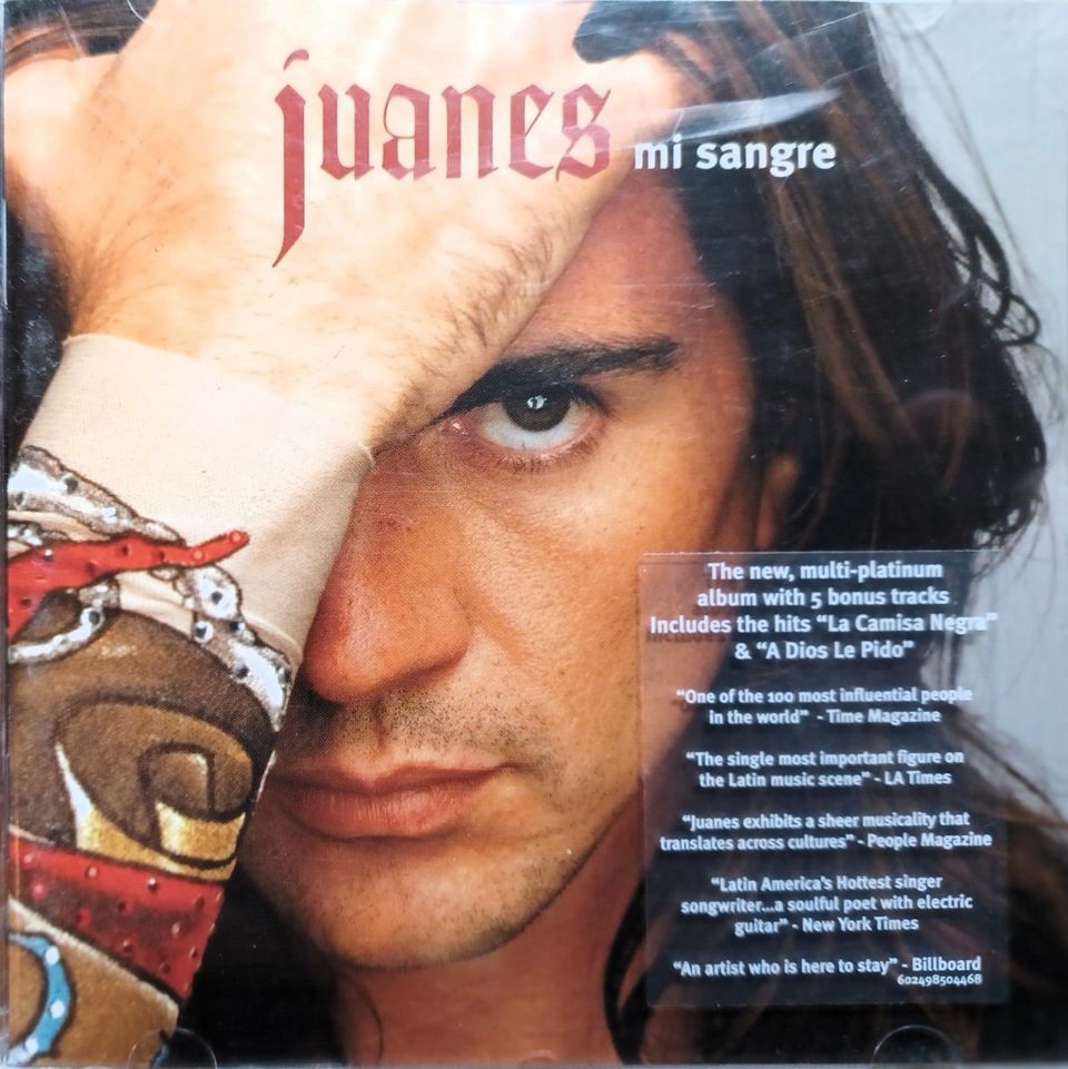 Juanes - Mi Sangre CD-levy