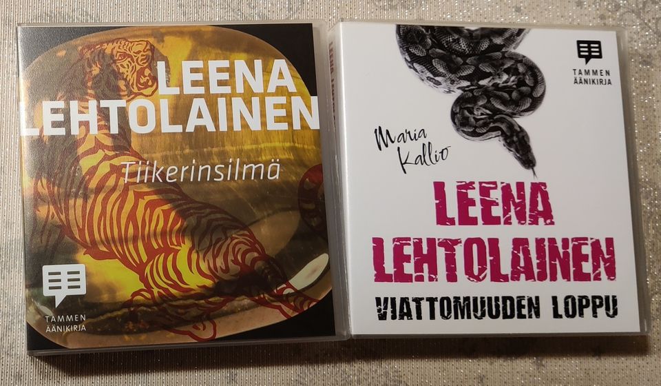 Leena Lehtolainen, kaksi äänikirjaa