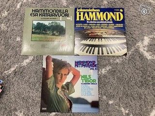Hammond musiikin LP-levyjä (3 kpl)