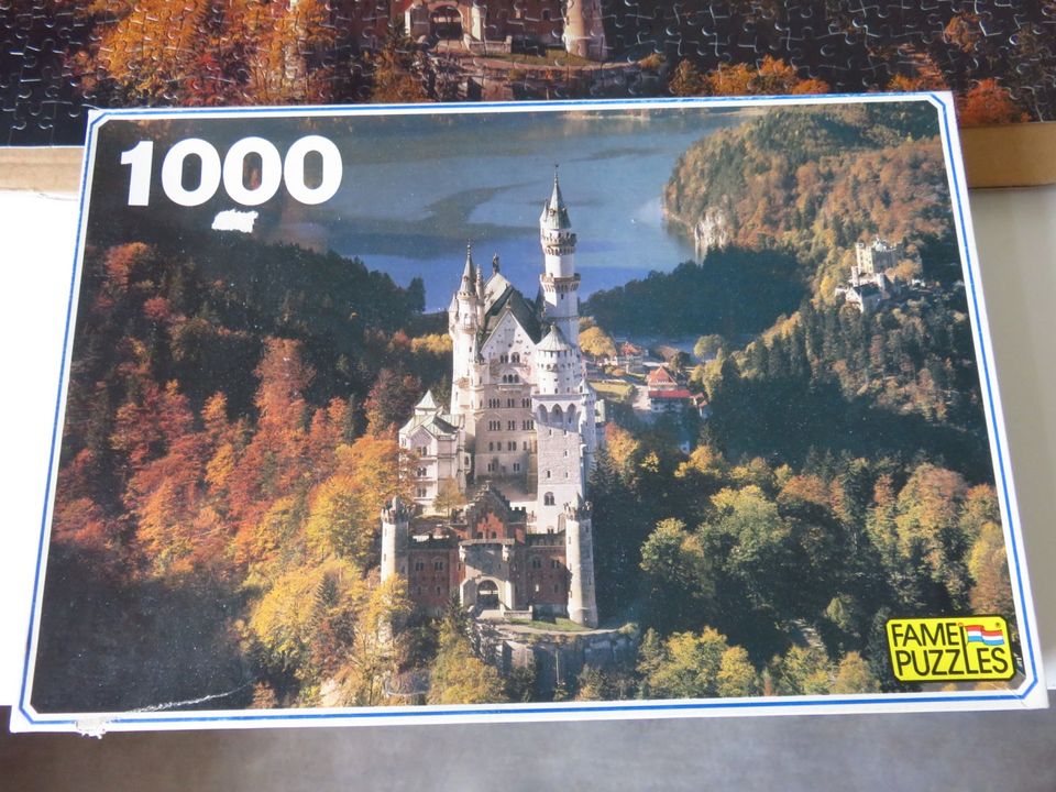 Palapeli 1000 palaa, Saksa, Neuschwanstein linna