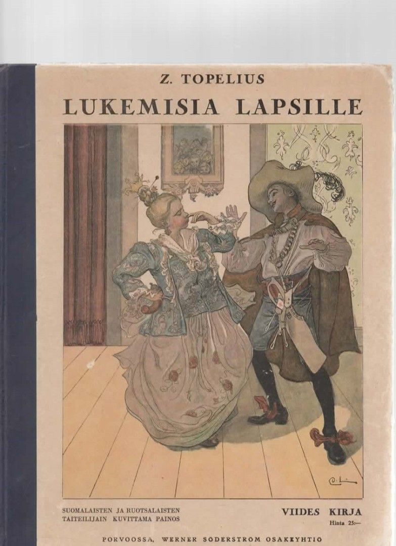 Z.Topelius: Lukemisia lapsille, WSOY 1929
