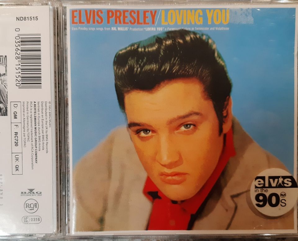 Elvis Presley: Loving You CD