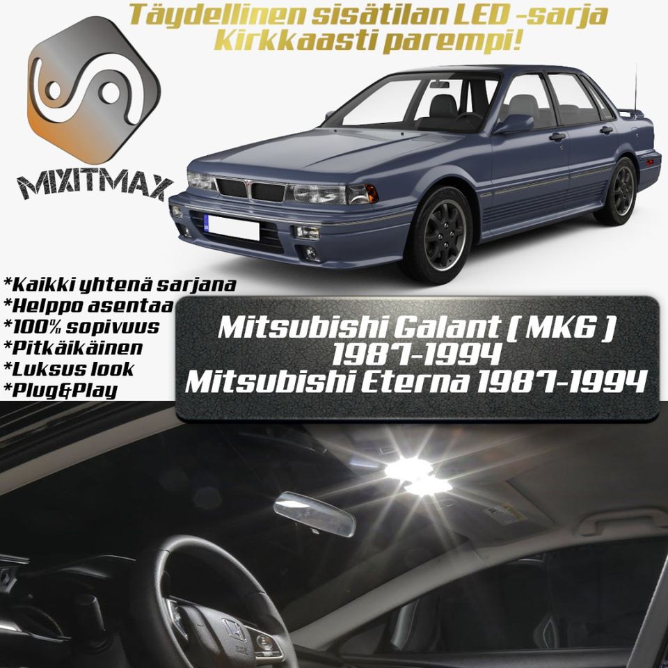 Mitsubishi Galant (MK6) Sisätilan LED -sarja ; x9
