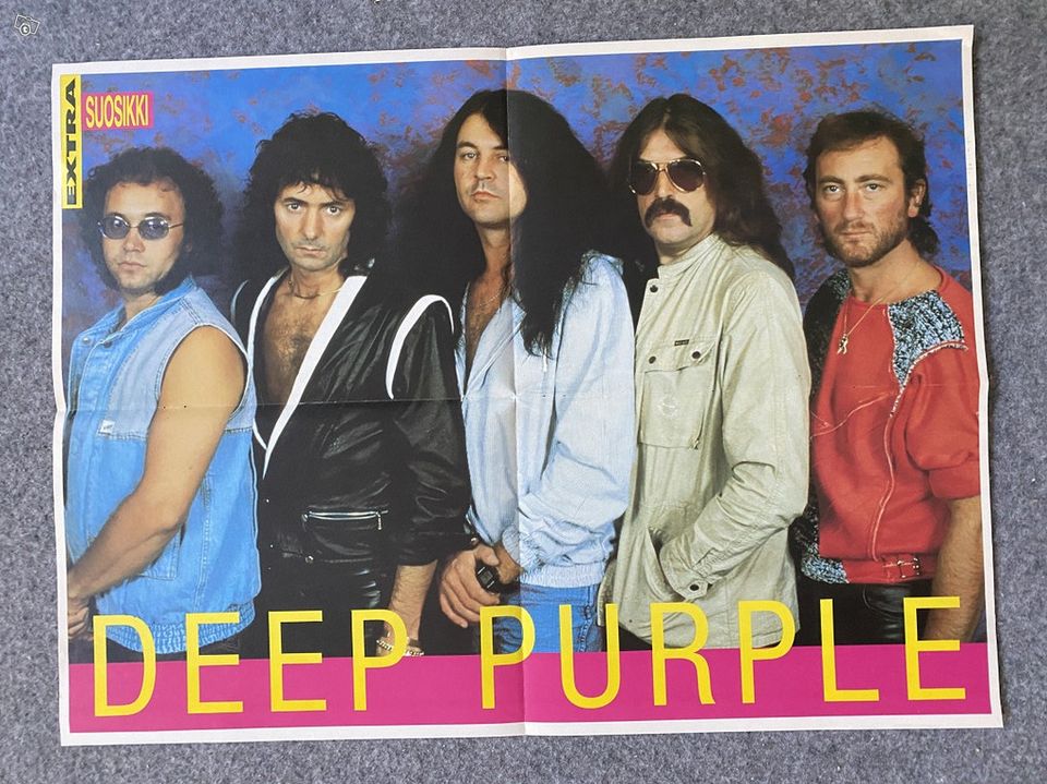 Deep Purple juliste ja tarra