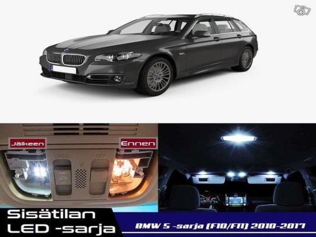 BMW 5 (F10/F11) Sisätilan LED -muutossarja ;x21