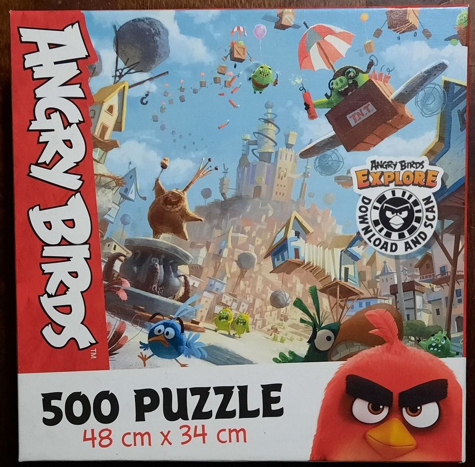 Angry birds 500 puzzle