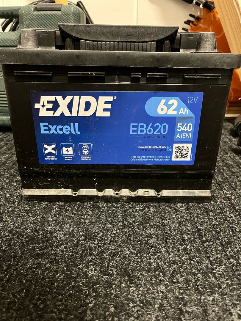Exide EB620 62 Ah / 540 A