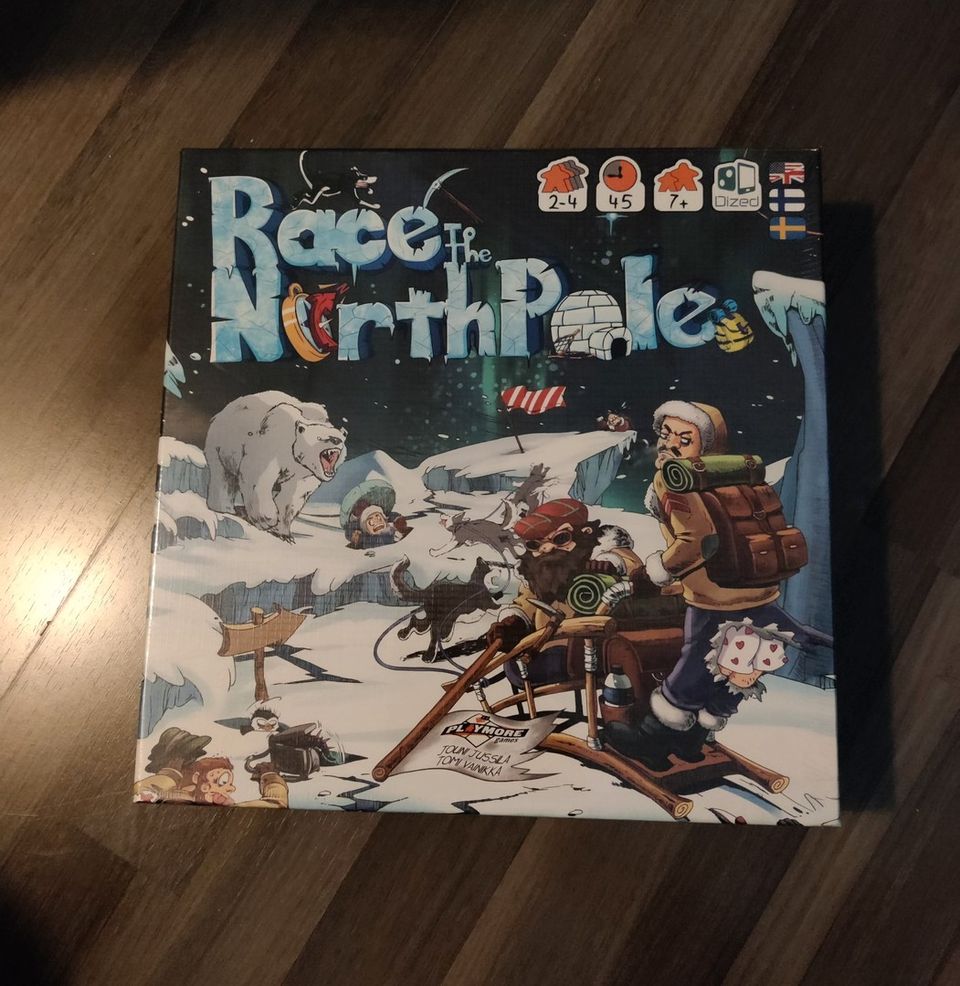 Race to the north pole lautapeli Uusi
