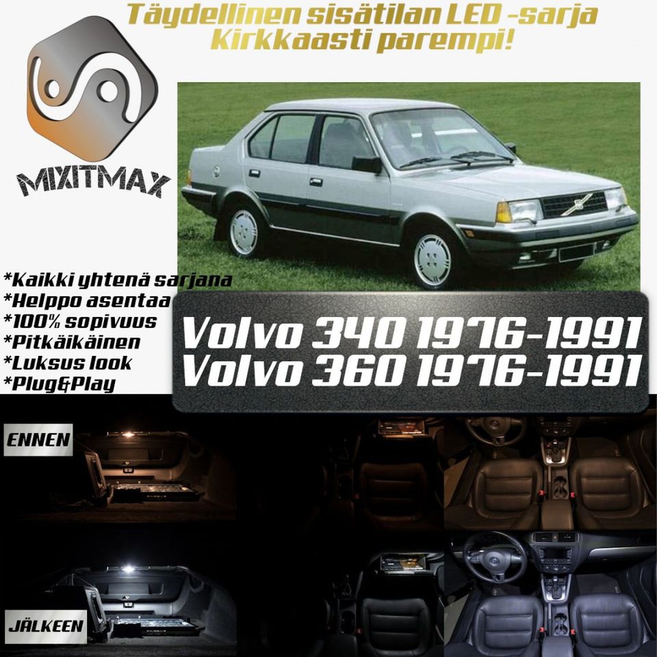 Volvo 340 / 360 Sisätilan LED -sarja ;x5