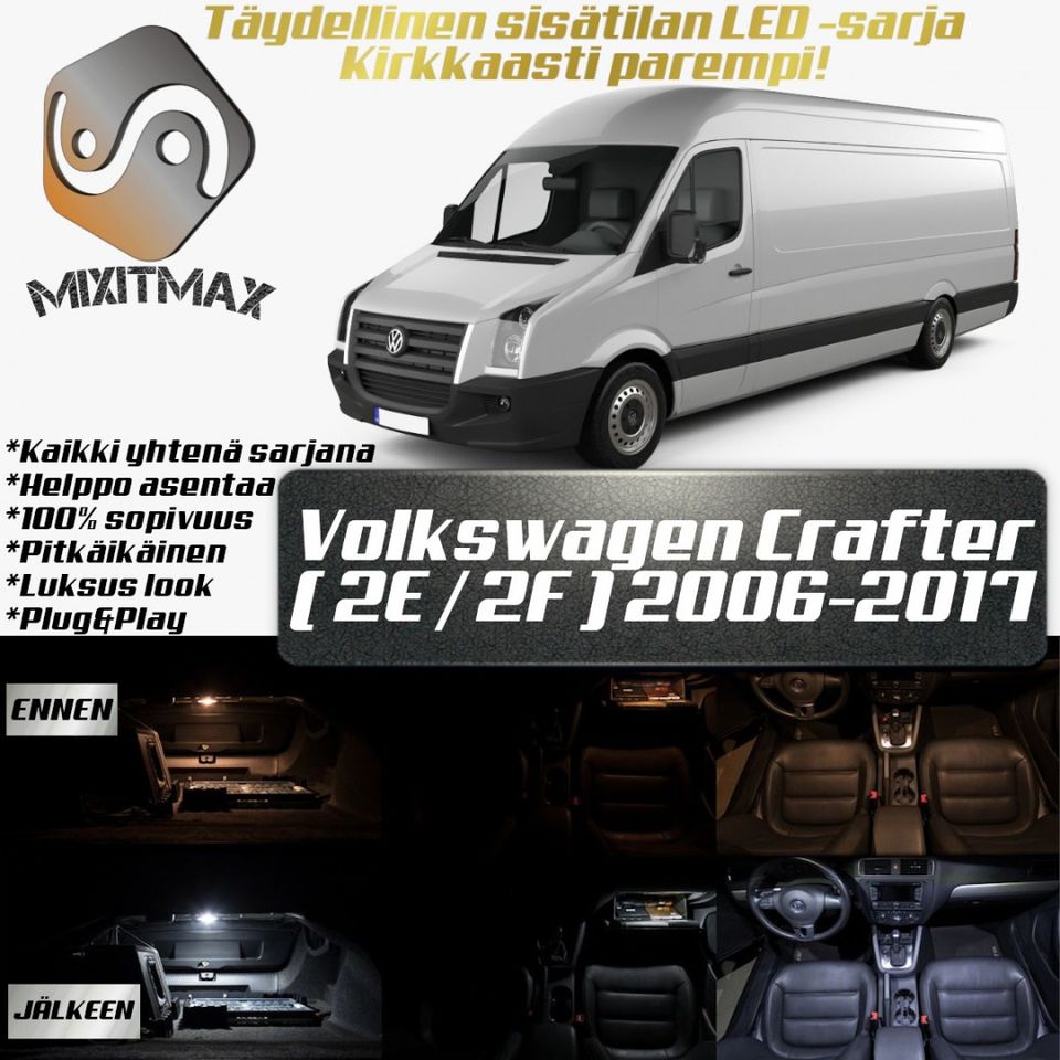 Volkswagen Crafter (MK1) Sisätilan LED -sarja ;x11