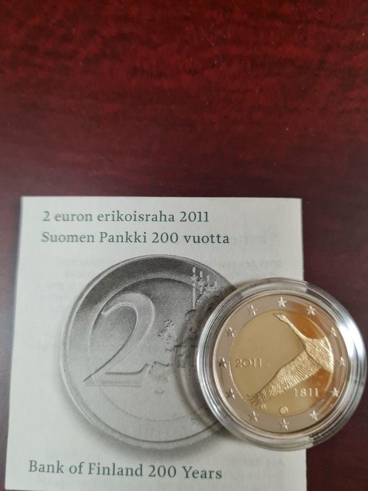 2 euro 2011 SUOMEN PANKKI 200v proof