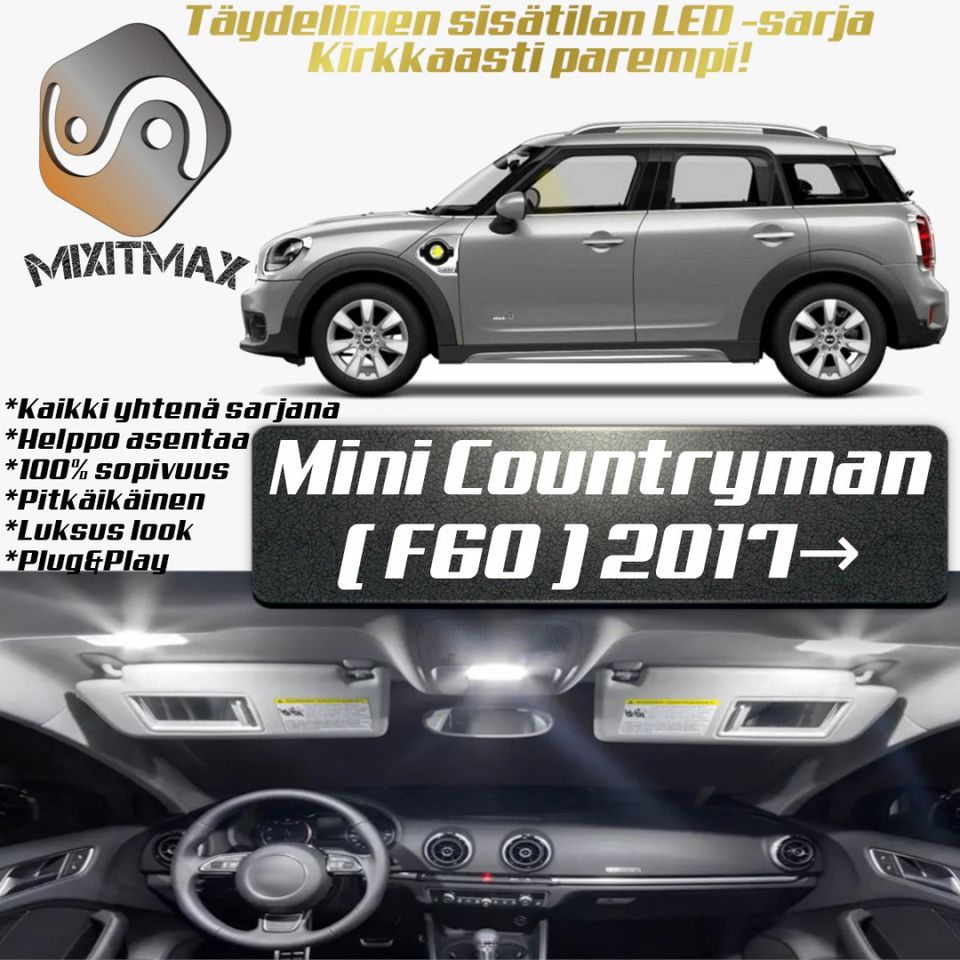 Mini Countryman (F60) Sisätilan LED -sarja; 5 osaa