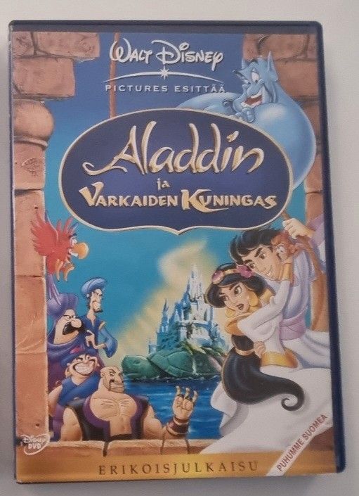 Aladdin ja varkauden kuningas dvd
