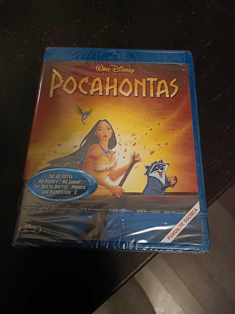 Disney klassikko Pocahontas blu-ray