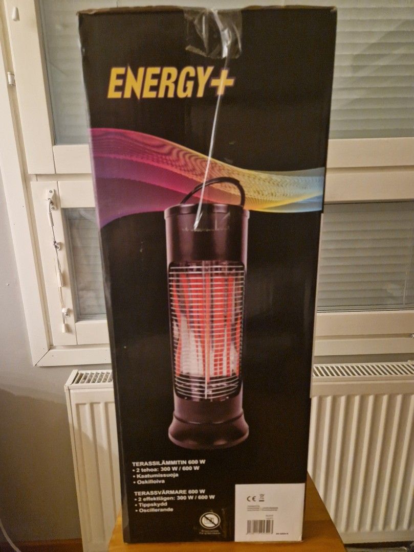 Energy+ Terassilämmitin 300/600W