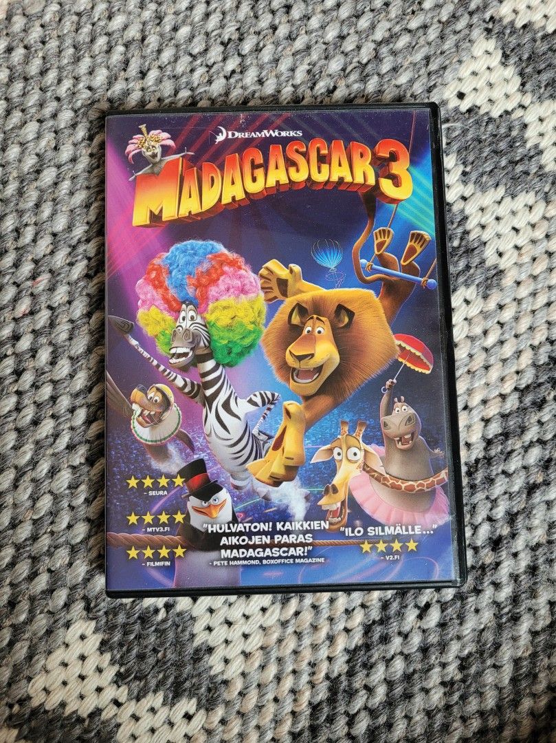 Madagaskar 3 dvd