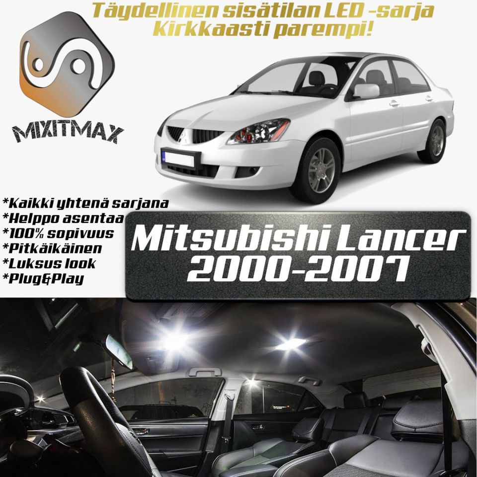 Mitsubishi Lancer (MK6) Sisätilan LED -sarja ; x7