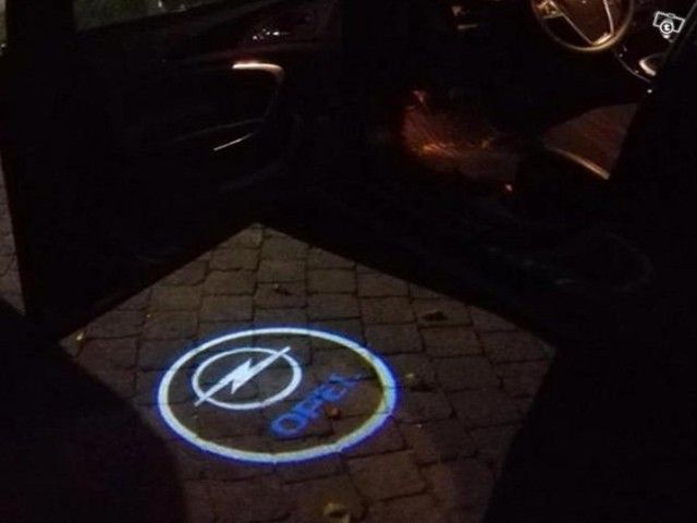 Opel Antara logolliset projektorivalot oviin; 2kpl