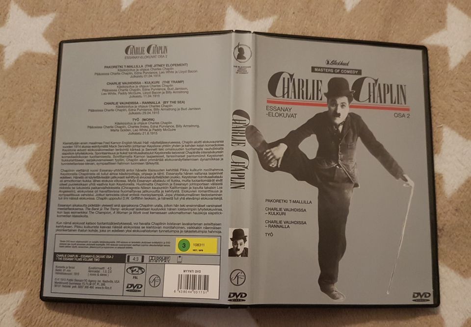 Charlie Chaplin - Essanay elokuvat DVD