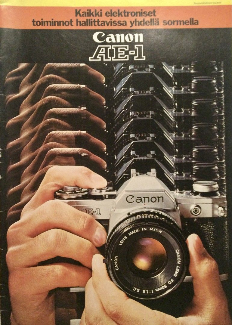 Canon AE-1 -myyntiesite
