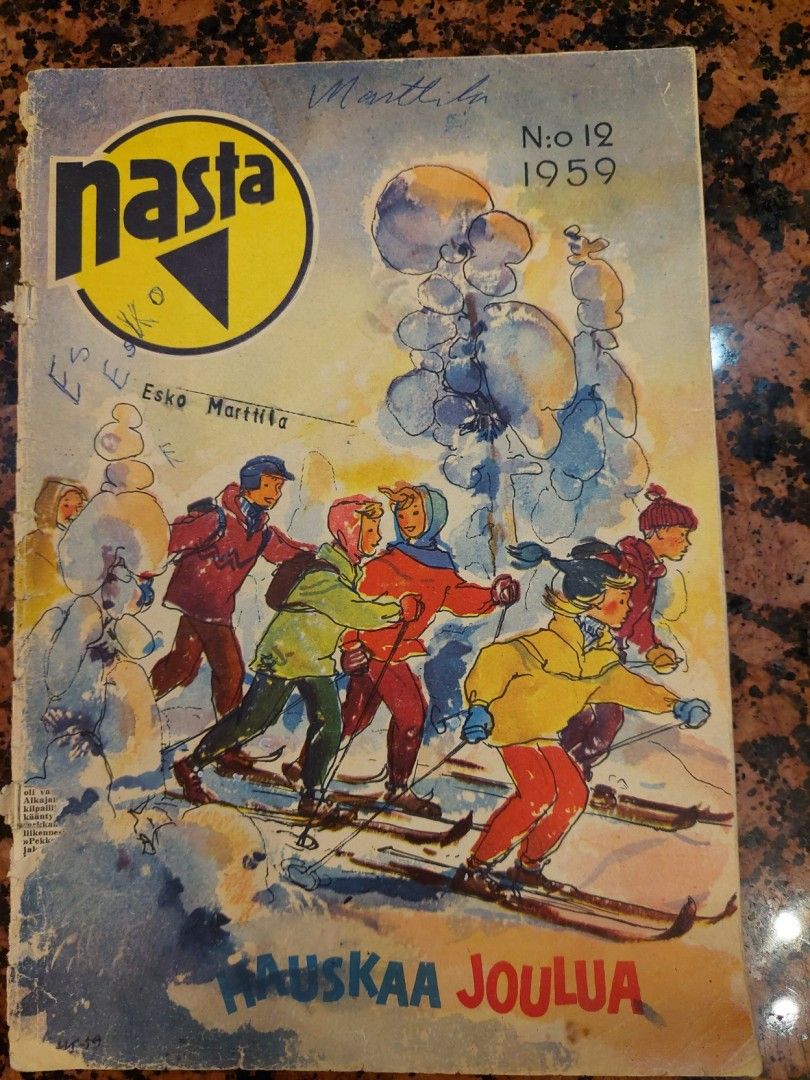Nasta nuortenlehti Hauskaa joulua 12 1959