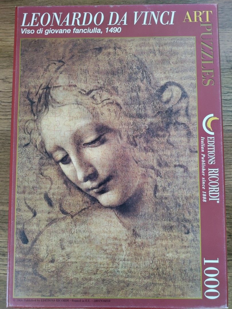 Art Puzzles palapeli Leonardo Da Vinci 1000 palaa