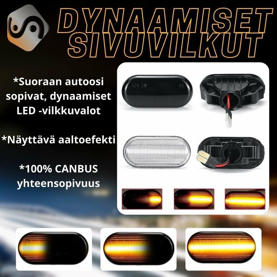 NISSAN Dynaamiset Aalto Sivuvilkut ; 2 Väriä