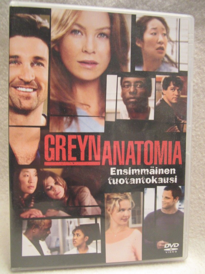 Greyn Anatomia kausi 1 dvd