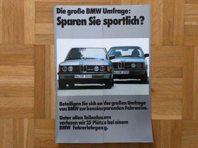 Esite BMW E21 3-sarja 320 & 323i vuodelta 1982