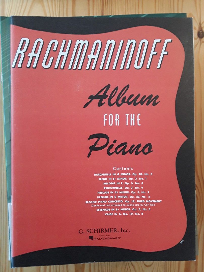 Nuotti: Rachmaninov: Album for the Piano