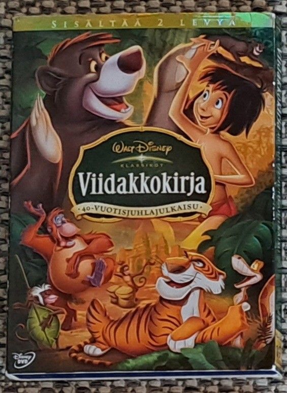 Viidakkokirja 2-disc dvd