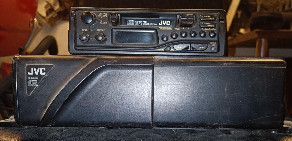 JVC KS-RX770 kasettisoitin + 6cd. boxi XL-mk500