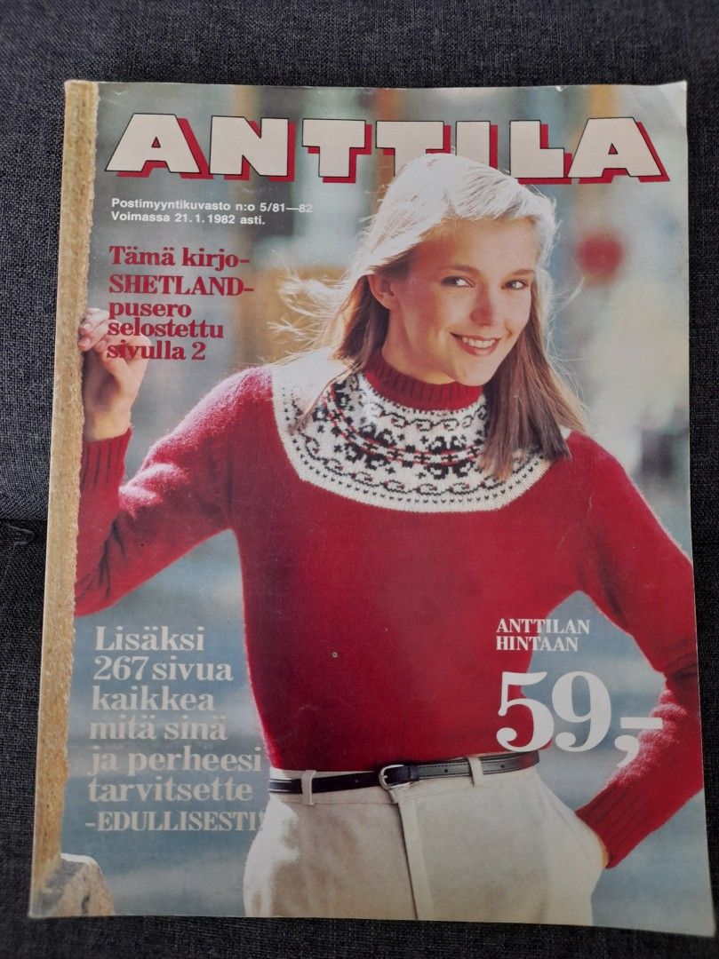 Anttila 5/1981-1982 postimyyntikuvasto