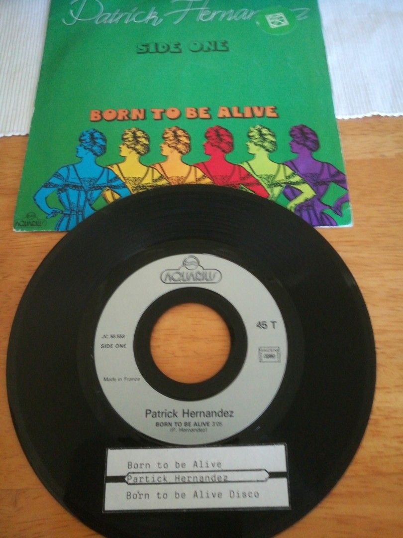 Patrick Hernandez 7" Born to be alive