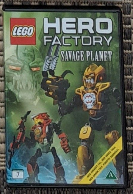 Lego hero factory savage planet dvd