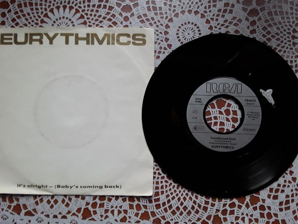 Eurythmics 7" It's alright (baby's coming back)