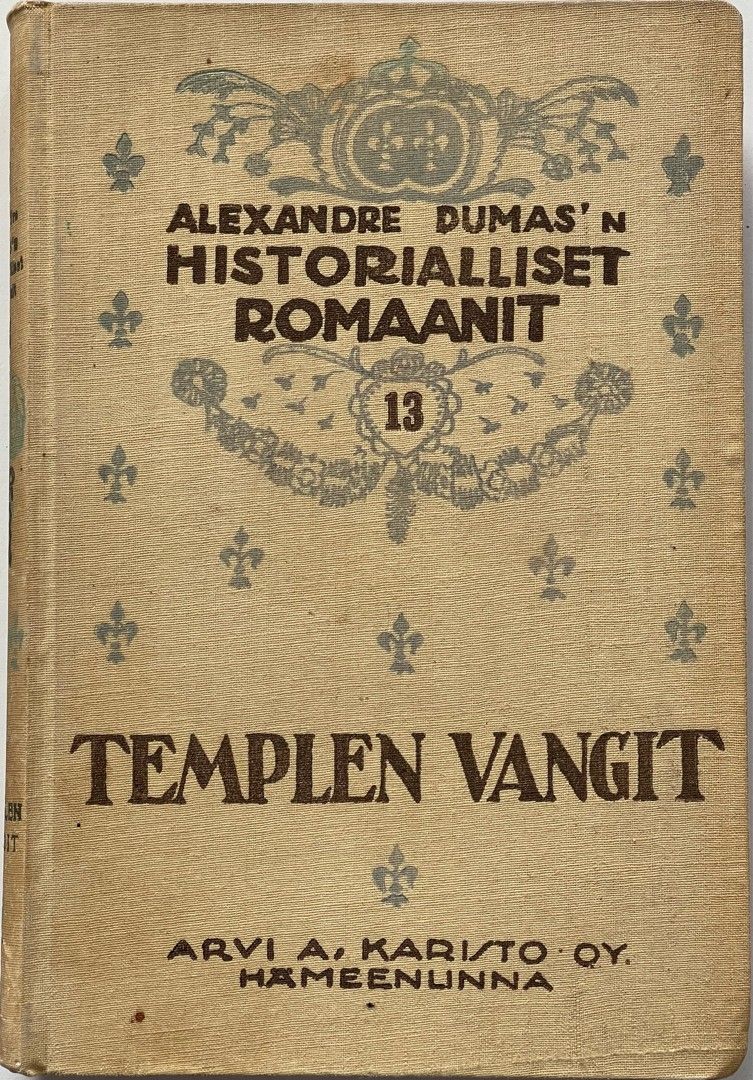 Alexandre Dumas : Templen vangit (1925)
