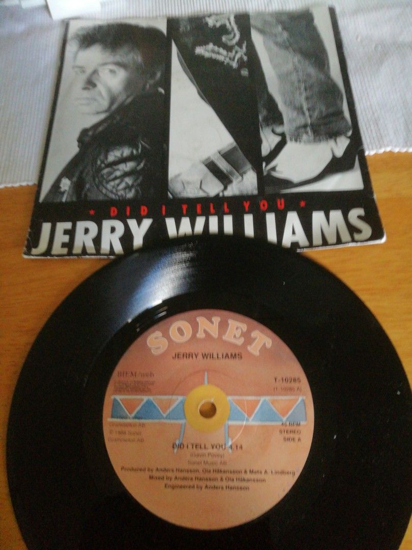 Jerry Williams 7" Did I tell you