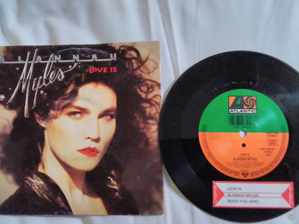 Alannah Myles 7" Love is / Rock this joint