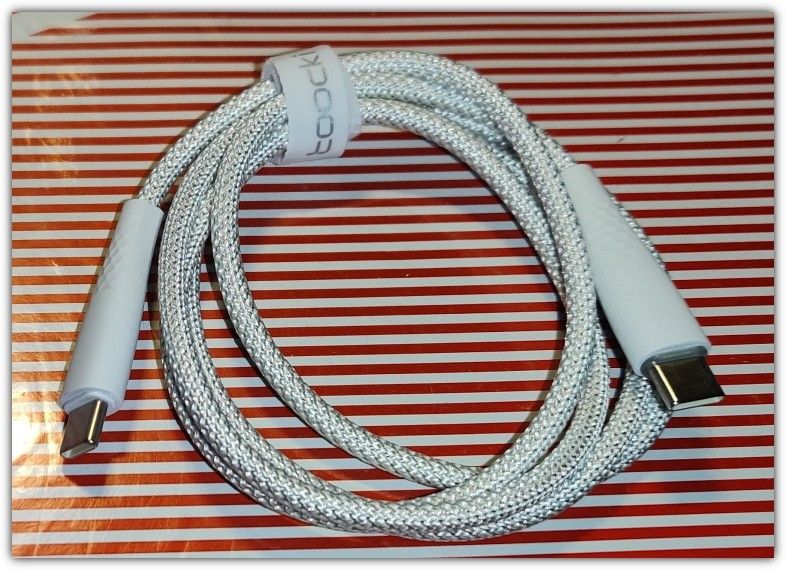 Toocki USB C - USB C data/pikalatauskaapeli /1m/2m