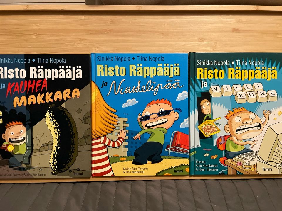 Sinikka ja Tiina Nopola, Risto Räppääjä kirjoja
