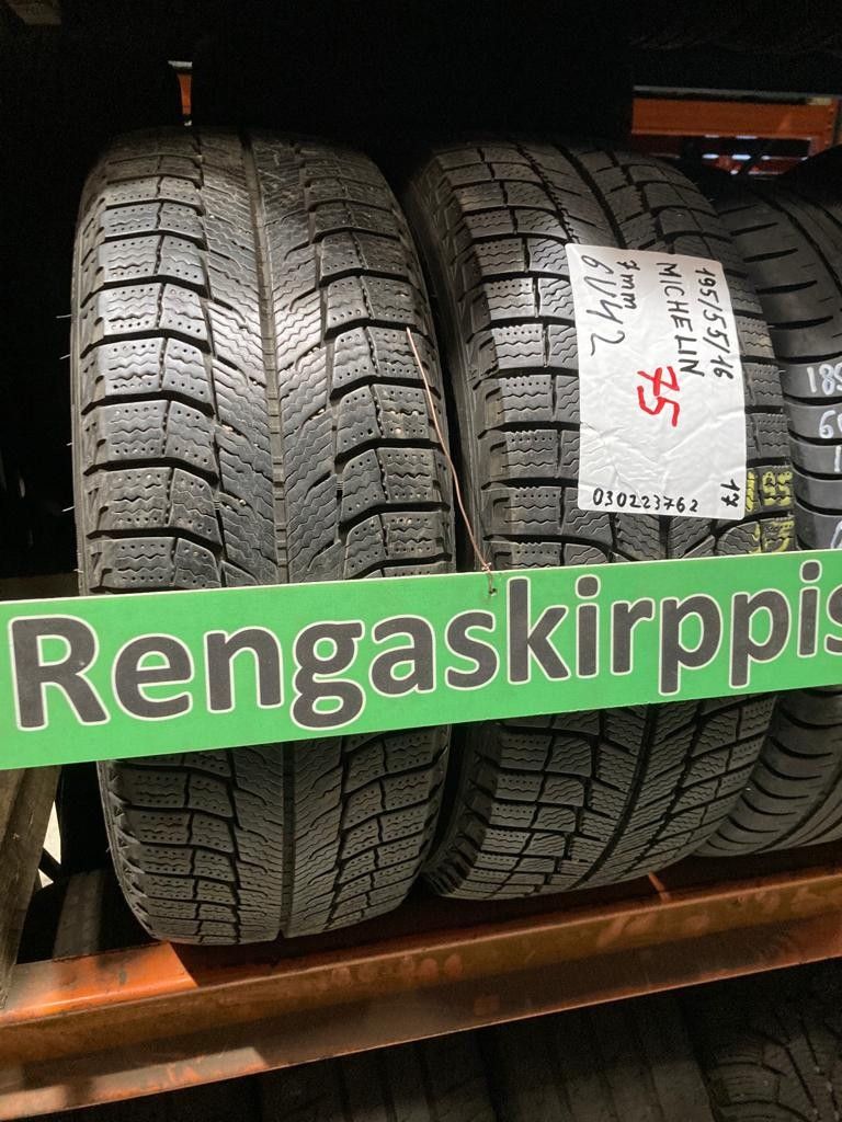 195/55R16 Michelin käytetyt kitkarenkaat