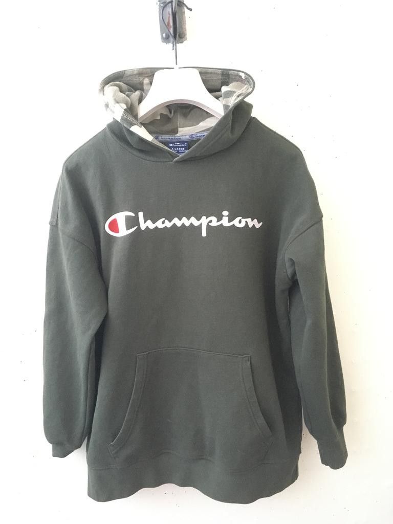 Champion vihreä huppari junior xl