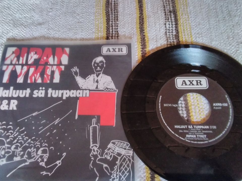 Ripan Tykit 7" Haluut sä turpaan / R & R