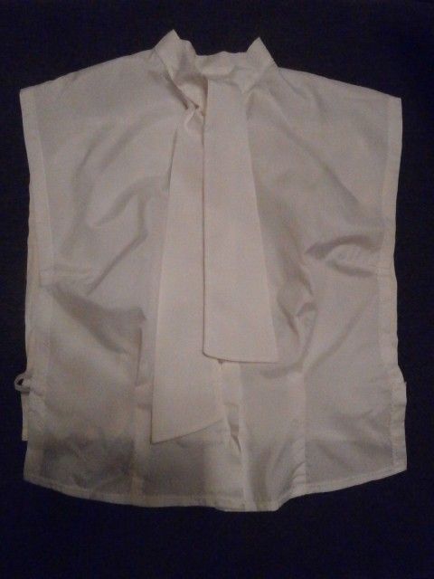 Vanha paidake/puseroedusta 2.  Valkea huivikauluksinen